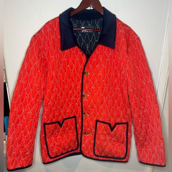 Tombolo Dark N’ Stormy Quilt Jacket Waterproof Reversible Unisex XXL - Picture 12 of 13